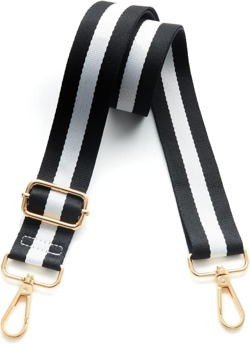 S-Jacorry Purse Strap Replacement Crossbody Wide Shoulder Strap Adjustable Canvas Straps Handbag Strap Replacement Belts - Image 1